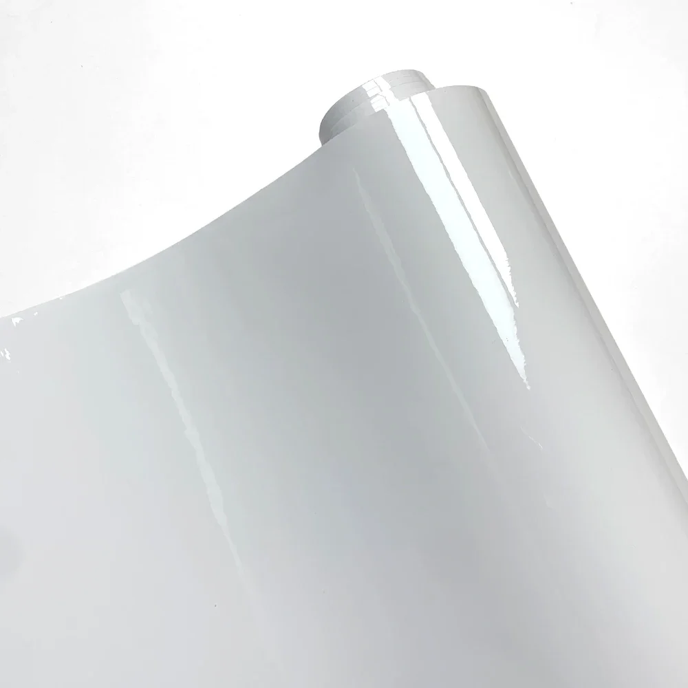 Car Wrap Film Pearl White PVC Air Release Wallpaper Sticker Wasserdichtes Motorrad selbstklebendes Vinylpapier für Auto Motorräder Wraps – Detail 3
