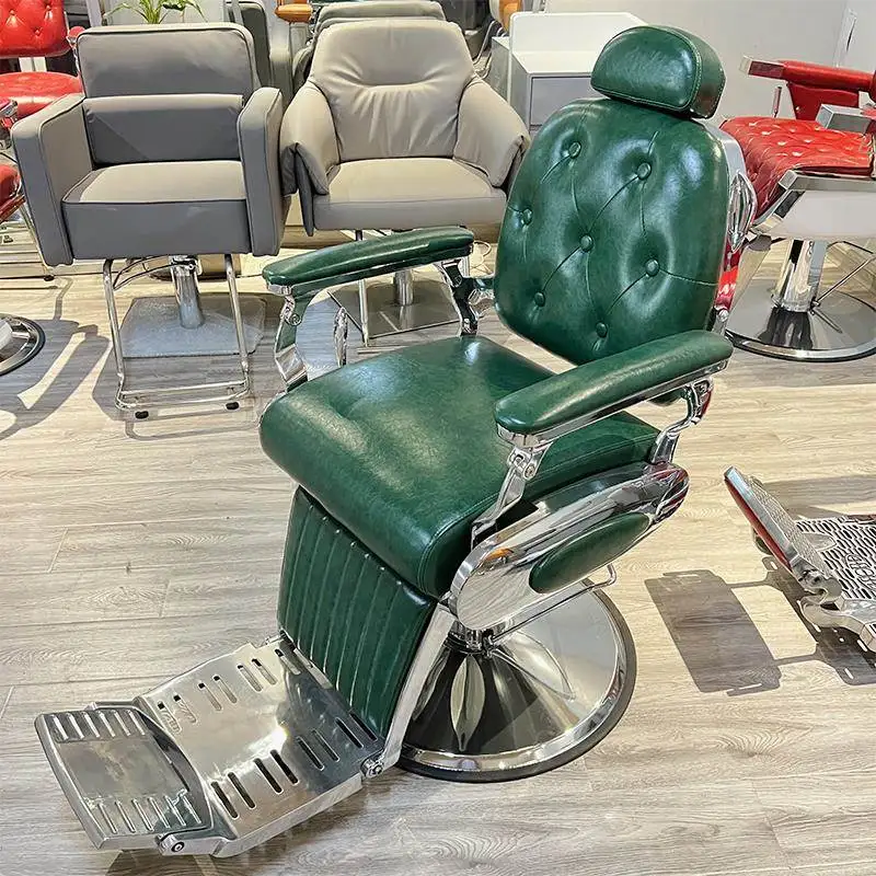 Description Picture 2 of itemEquipment Manicure Barber Chair Barbershop Stool Office Reclining Beauty Barber Chair Professional Silla De Barbero Furniture