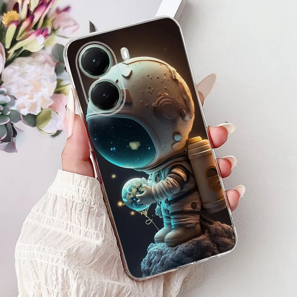 Cool Cartoon Animal Soft Silicone Clear Phone Case Cover