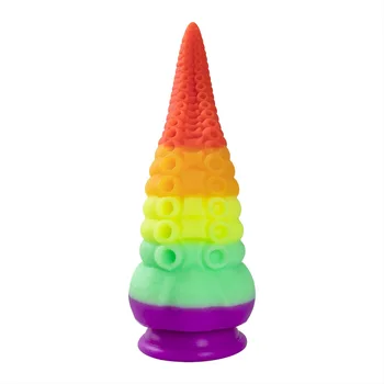 Mixed Rainbow Huge Buttplug Tentacles Anal Plug for Women Sex Toy Adult Games Big Dildo Anal Butt Plug Annal Sexy Toys Sexshop 2