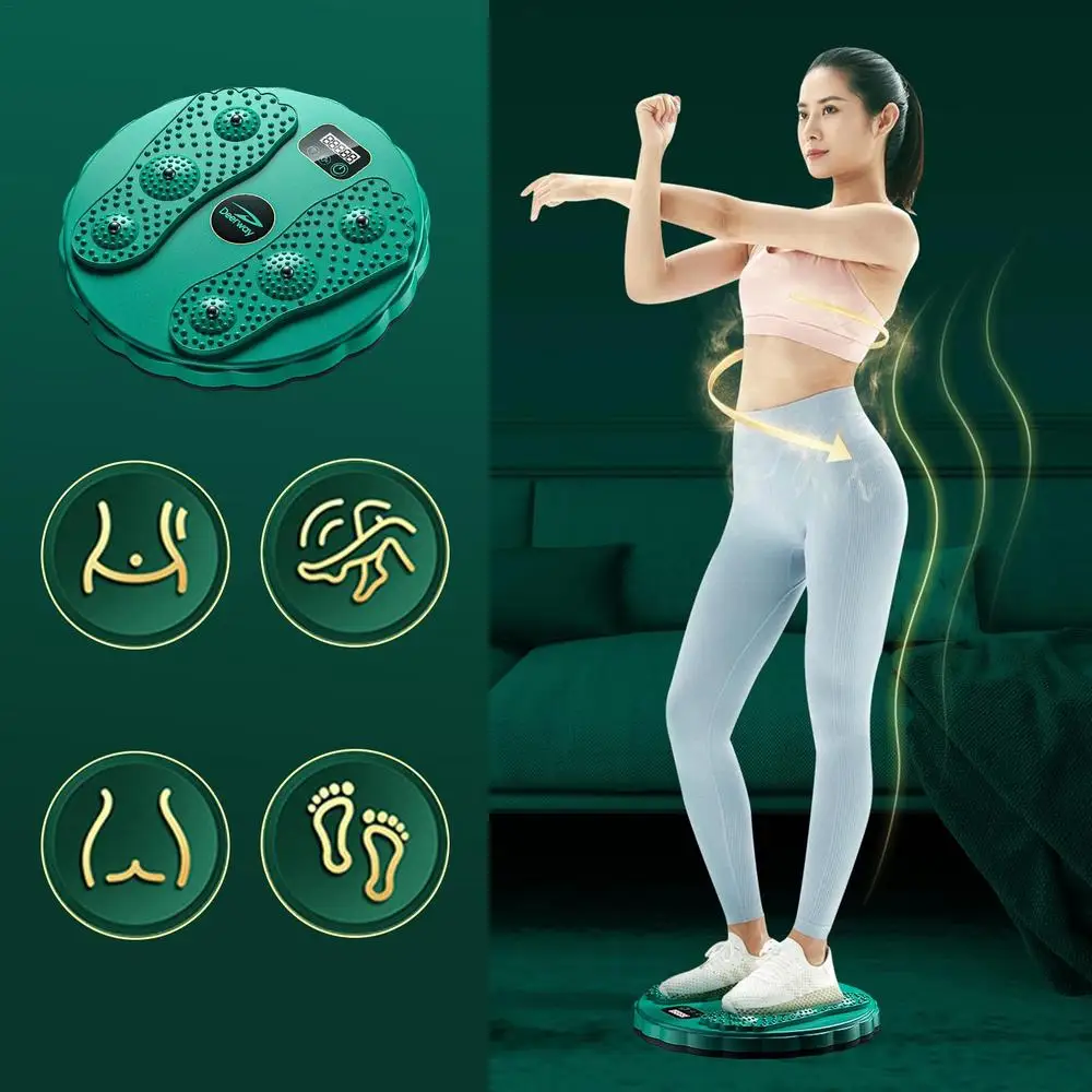 Description Picture 3 of itemWaist Twisting Disc Fitness Balance Board Body Building Fitness Twister swing board Wriggling Plate Twister Exercise Equipment