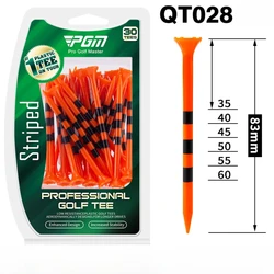 Enhanced Golf Tee Set - Premium Long Ball Holders (30 Pieces) (QT028 - orange)