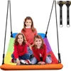 700lb Giant 60"  Platform Metal Tree Swing for Kids and Adults Wear- Resistant with 2 Hanging Straps 1