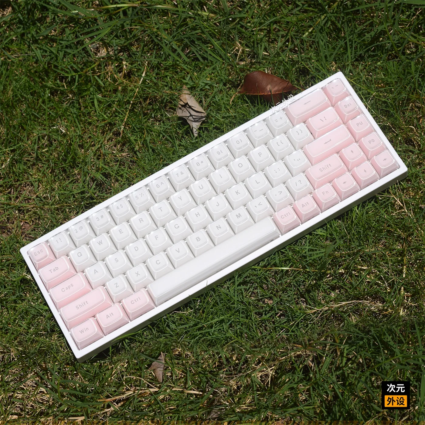 teclado mecânico translúcido geléia keycaps rosa layout chave oem perfil branco keycaps diy preto backlit geléia borda de cristal