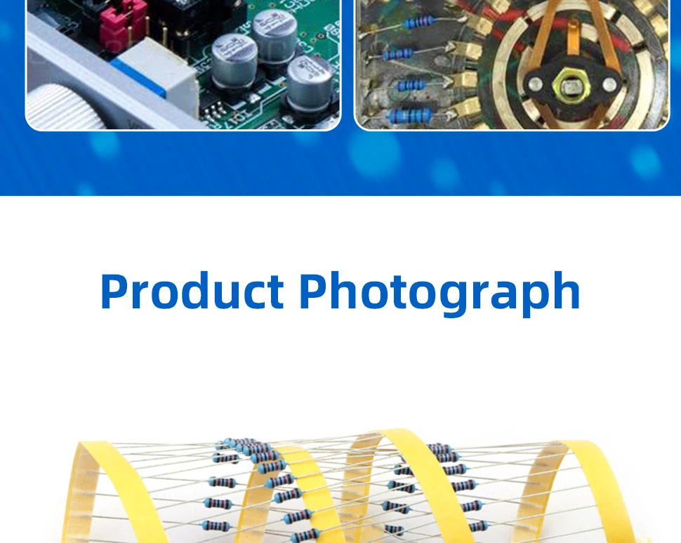 1/4W Resistance 0.1R~2.2M 1% Metal Film Resistor Series 0.25W 1R 10R 47R 100R 220R 470R 1K 2.2K 10K 22K 100K 220K 1M ohm 1/4W Resistance 0.1R~2.2M 1% Metal Film Resistor Series 0.25W 1R 10R 47R 100R 220R 470R 1K 2.2K 10K 22K 100K 220K 1M ohm