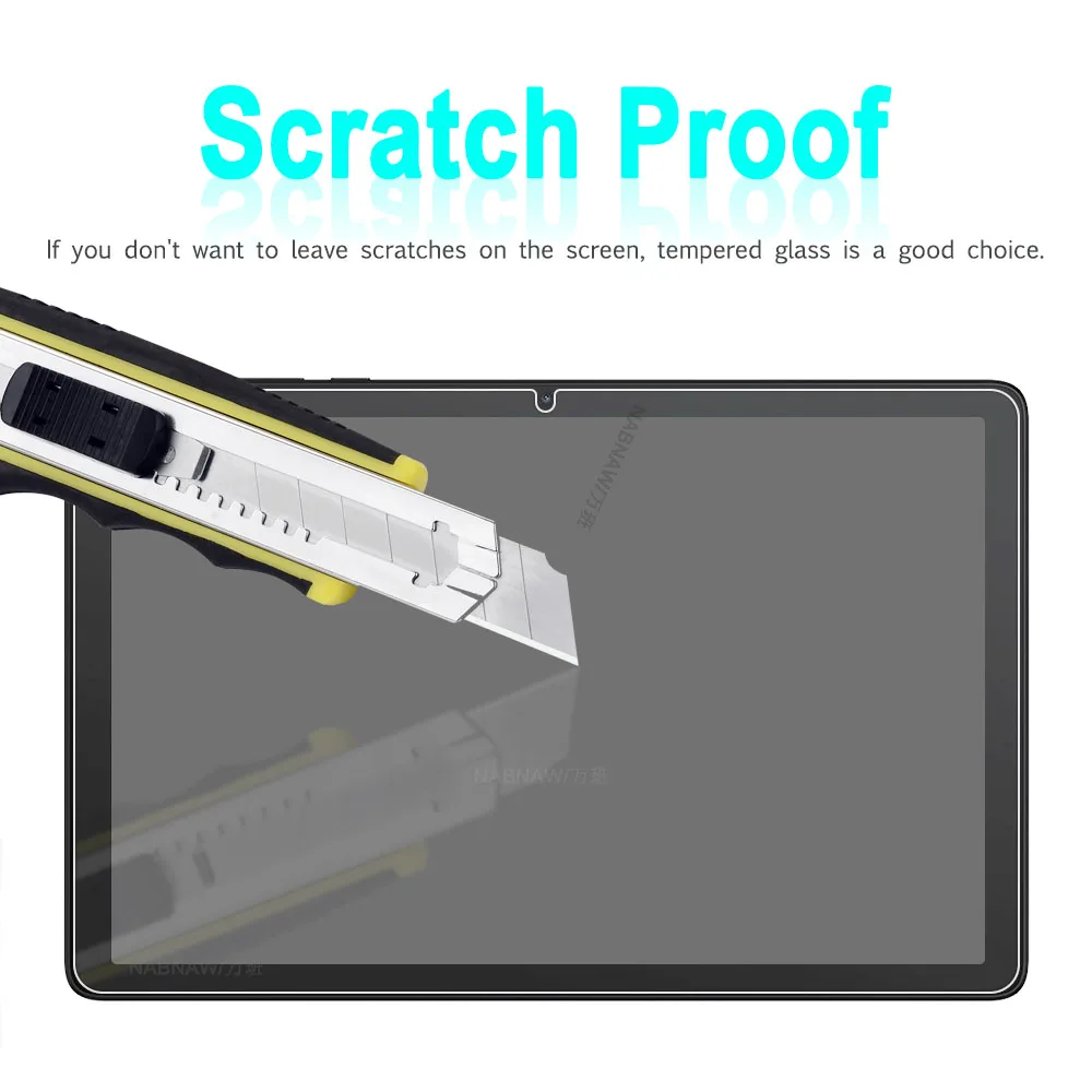 2-Pack HD Scratch-Proof Tempered Glass Screen Protectors for 10.1-Inch Tablets – Bubble-Free Installation