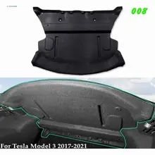 

Rear Trunk Sound Deadening Mat For Tesla Model 3 2017-2021 Soundproof Protective Pad Audio Noise Insulation and Dampening