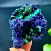 Natural Azurite Malachite Crystal Cluster Geode Rough Rare Mineral Specime 3