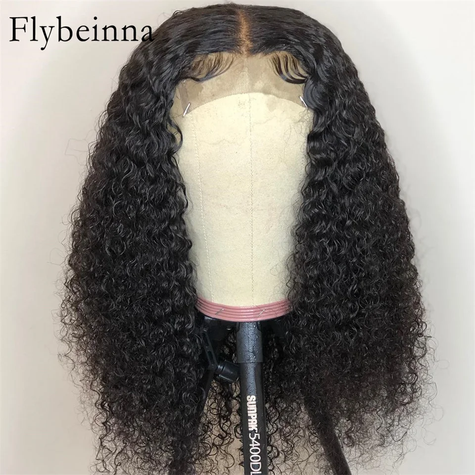 

Curly Human Hair Wig 180% Density Brazilian Remy Hair 13x4 Lace Front Human Hair Wig Transparent Lace Frontal Wig Curly Wigs