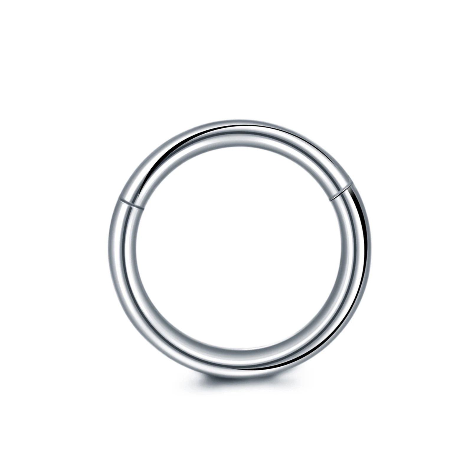 Body Piercing Jewelry 1Pc 316L Stainless Steel Hinged Segment Nose Ring Ear Cartilage Tragus Helix Lip Piercing Nose Hoop