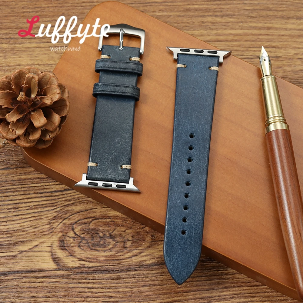 Vintage Genuine Leather Cowhide Watch Straps – Premium Quality Watchband