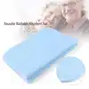 2pcs Reusable Washable Pad An Absorbent Pad For Adults Incontinence Pad Blue + White 45 * 60cm for Elderly Disabled 1