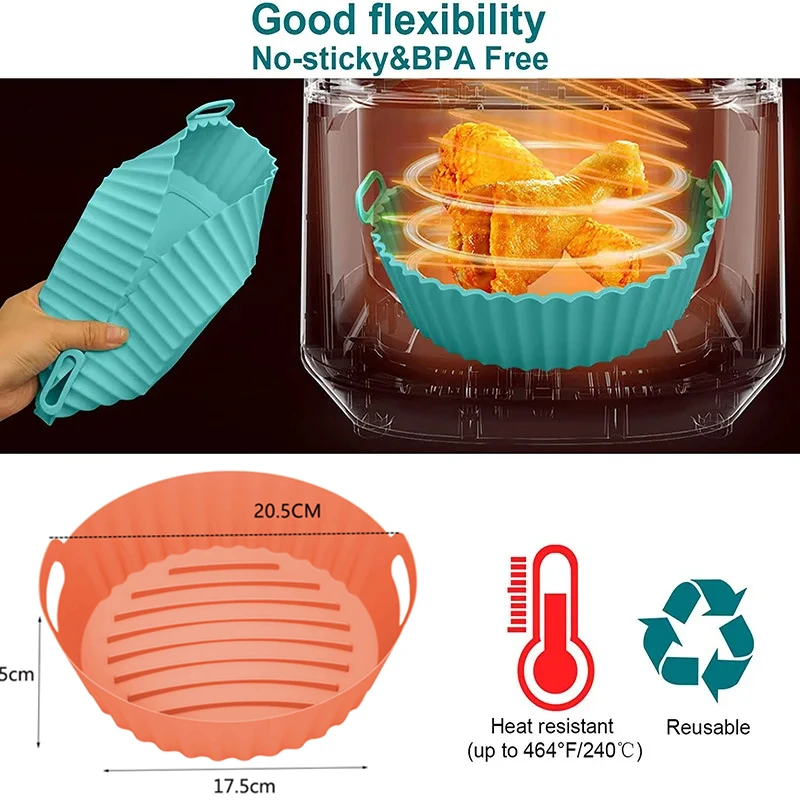 Silicone Foldable Reusable Baking Tray - High Temp Resistant, Easy Clean Oven Mat