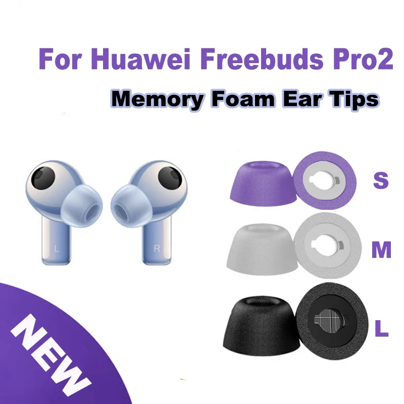 MemoryFoamEartipsReplacementEarBudsTipsForHuaweiFreebudsPro2