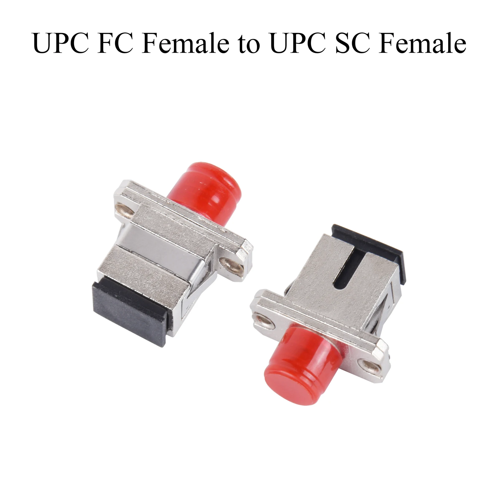 Fiber Optic APC/UPC SC/LC/FC/ST Male to UPC FC/LC/SC/ST Female Adapter 2Pcs Single-mode Optical Hybrid Connector