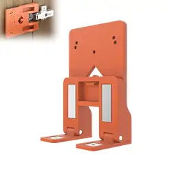 Magnetic Hinge Installation Positioning Plates for Woodworking - Quick and Easy Door Cabinet Hinge Tool (Yellow)