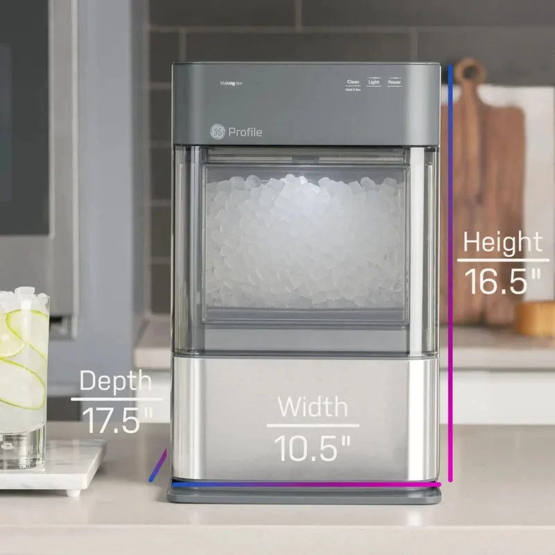 QWQWGE Profile Opal 2.0 Countertop Nugget Ice Maker Ice Machine with WiFi Connectivity Smart Home Kitchen Essentials