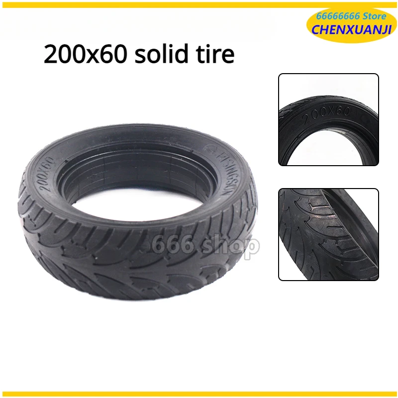 

High Quality 200x60 Explosion-proof Solid Tire 8-inch 200*60 Non Pneumatic Tire for Electric Scooter Balancing Car Parts