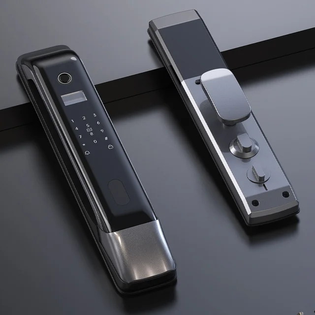 Digital Password Electronic Locks APP Remote Control Unlock Automatic Fingerprint Smart Door Lock 6