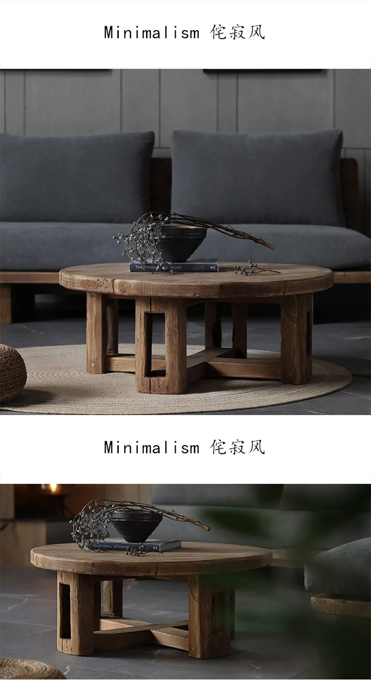 Modern Luxury Coffee Table Industrial Aesthetic Cheap Unique Moving Coffee Table Writing Center Wood Mesa Auxiliar Furniture