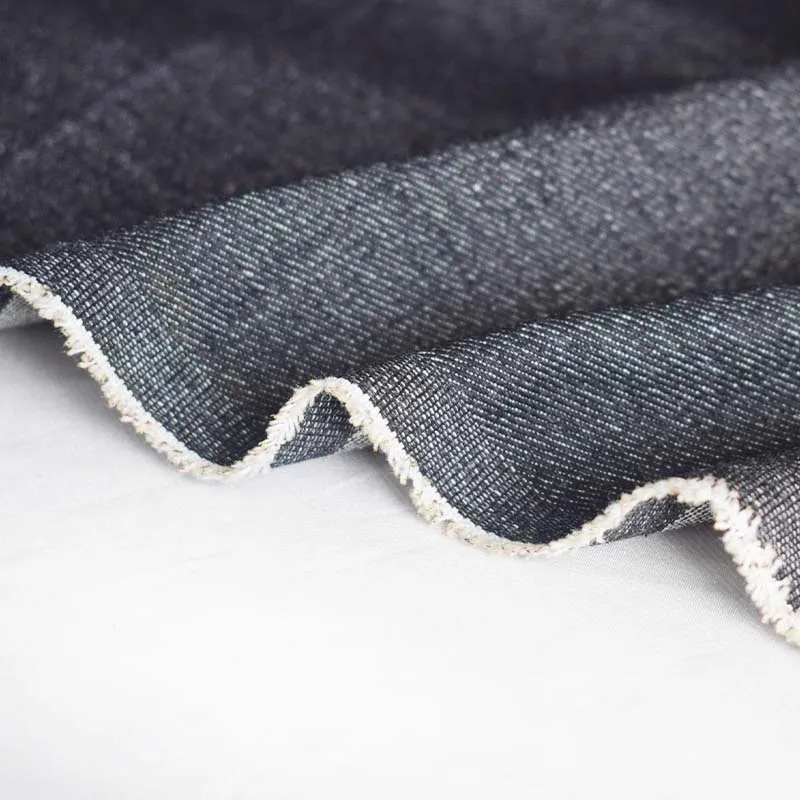 Denim Fabric Manufacturers Cotton Polyester Twill Denim Cloth Sewing Dress Jean Hat Selvedge Fabric
