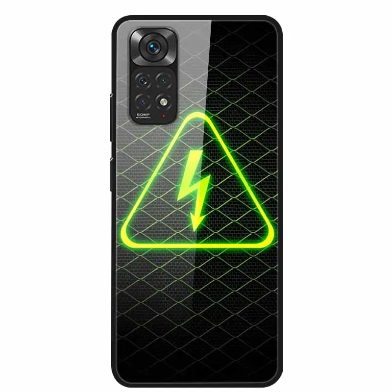 Per Redmi Note 12 Pro 4G Custodia in vetro temperato con cover posteriore rigida per Xiaomi Redmi Note12 Pro 4G 12Pro Shell Coque Lovely  202192403