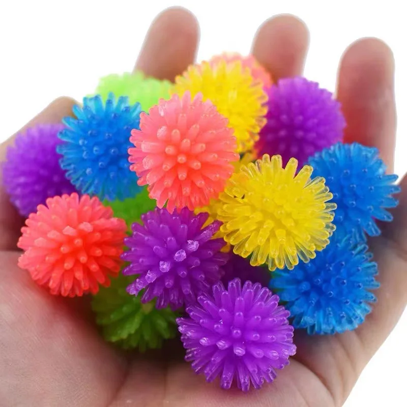 30PCS Multicolor Mini Spiky Hedge Balls Sensory Fidget Toys For Kids Party Favors Bulk Regalos Cumplea&ntilde;os Ni&ntilde;os Para Invitados