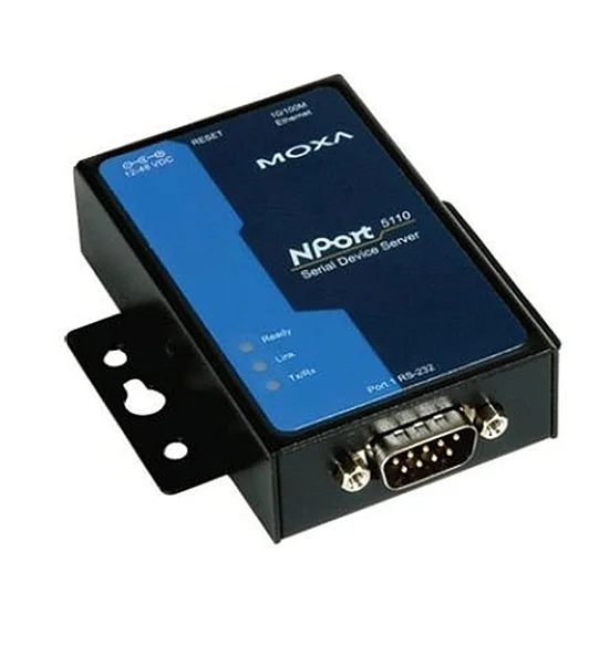 

Moxa Nport 5110 1-port RS-232 device server New Original