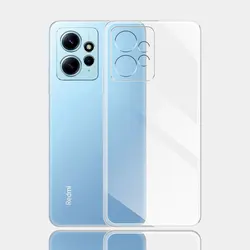 Ultra-Thin Clear Silicone Soft Cover for Redmi Note 12 - Protective Transparent Case (Clear Soft Case)