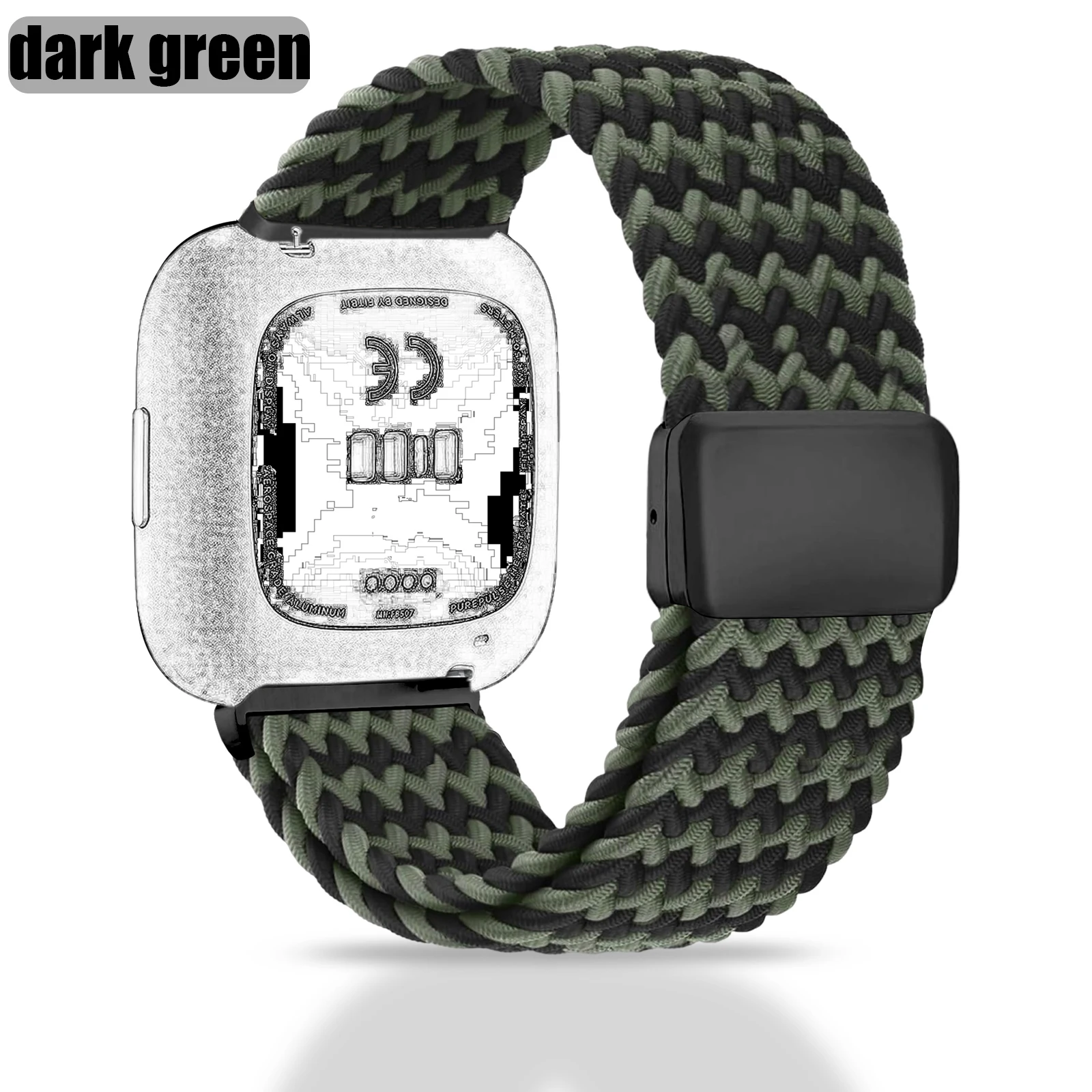 Vibrant Elastic Woven Magnetic Buckle Strap – Sport Band