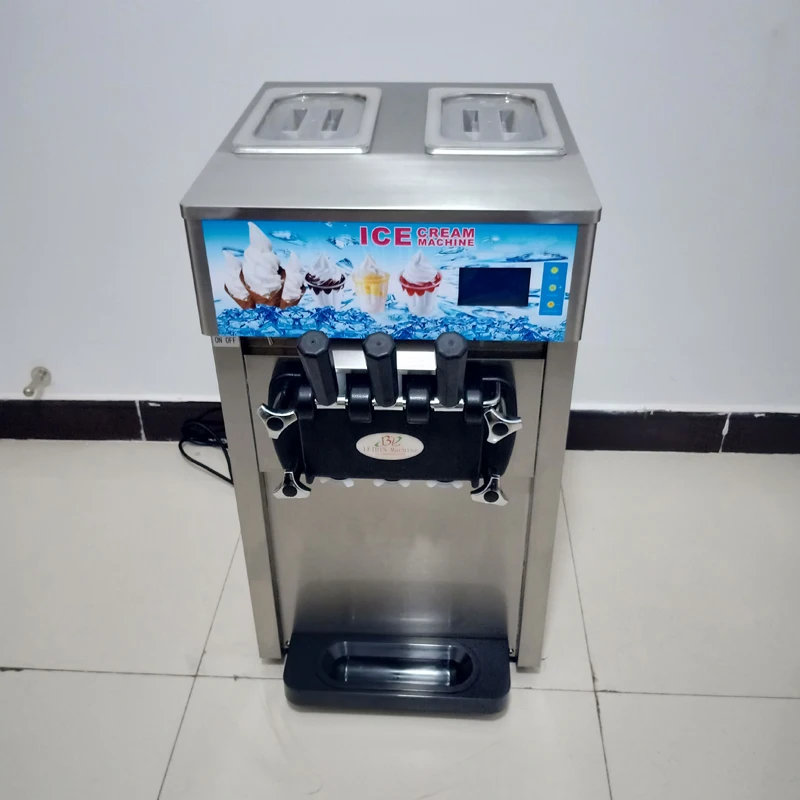 

PBOBP Ice Cream Machine Dessert Ice Cream Maker Frozen Fruit Slush Machine Children Dessert Production Maker Home Kitchen