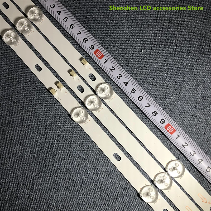 FOR 736mm 8LED 6V  JS-D-JP395DM-A81EC   JS-D-JP395DM-B82EC(80105) E395DM1000 MCPCB D40-M30 40BF400  100%new 4