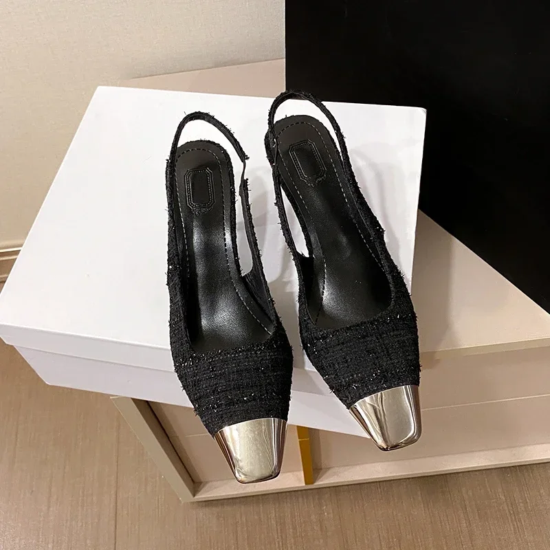 

2023 new Shoes for Women Fashion Slingbacks Women's High Heels Summer Sexy Pumps Pointed Toe Shoes Ladies