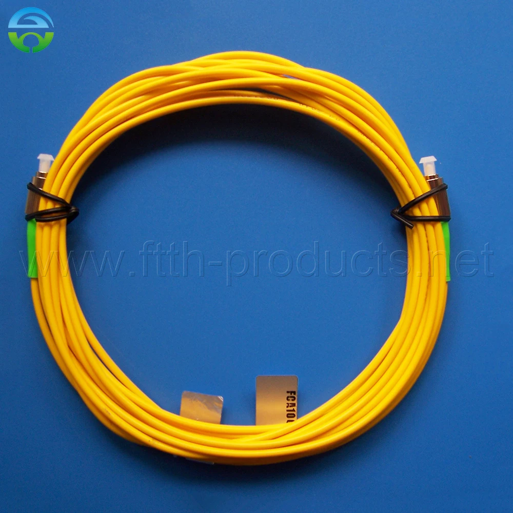 Cavo Patch In Fibra Ottica 10 Pezzi Fc/Apc-Fc/Apc Per Sm Simplex G652D 3.0Mm