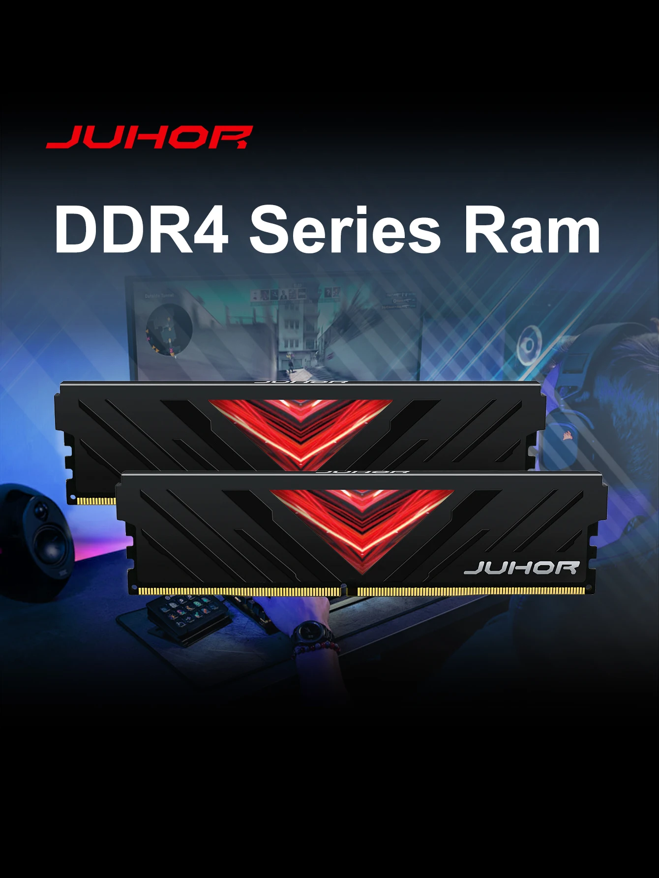 JUHOR Memoria Ram ddr4 16G 8G Desktop Memory Udimm DDR4 3200