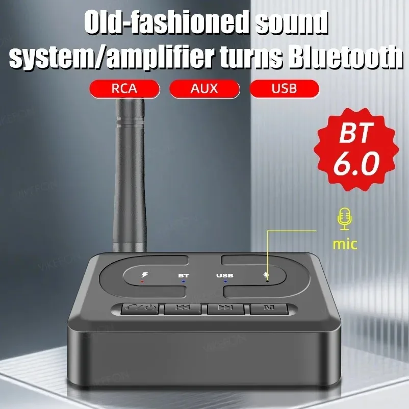 Bluetooth Receiver Bluetooth 6.0 For Car