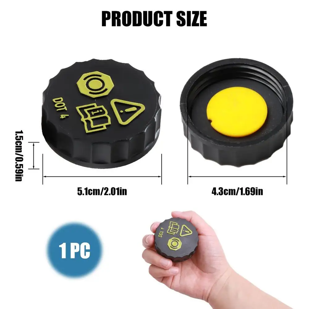 Durable Double-Layer Car Brake Fluid Reservoir Cap
