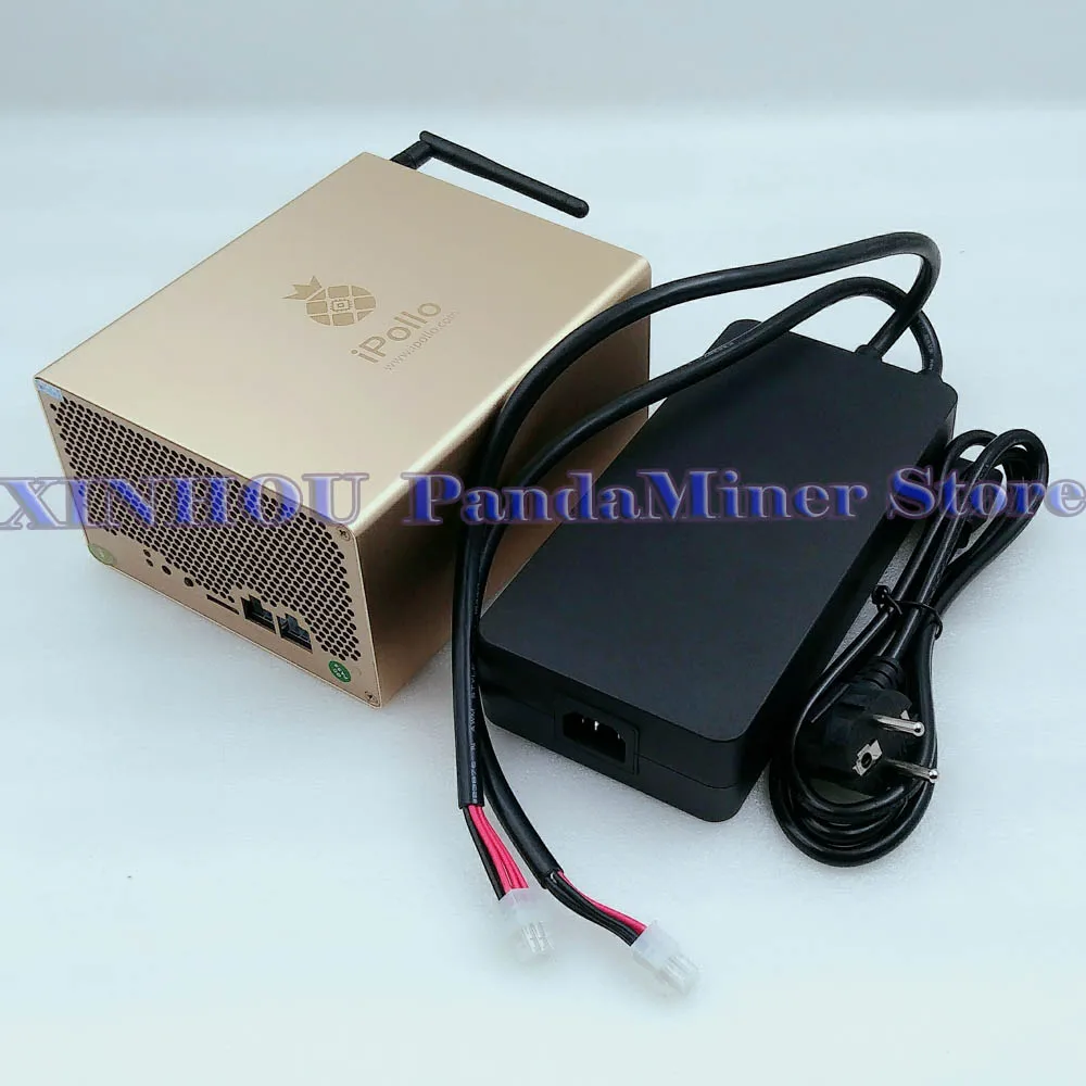 Ipollo-mini v1 com hashrate wifi, 300mh/s, ethf, etc, qkc, clo, pom, zil, melhor que x1 g1, antminer e9pro, jasminer x16
