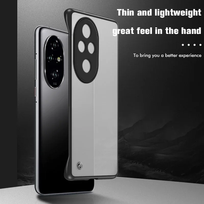Ultra Thin Frameless Translucent Matte Phone Case – Elegant Hard Back Cover