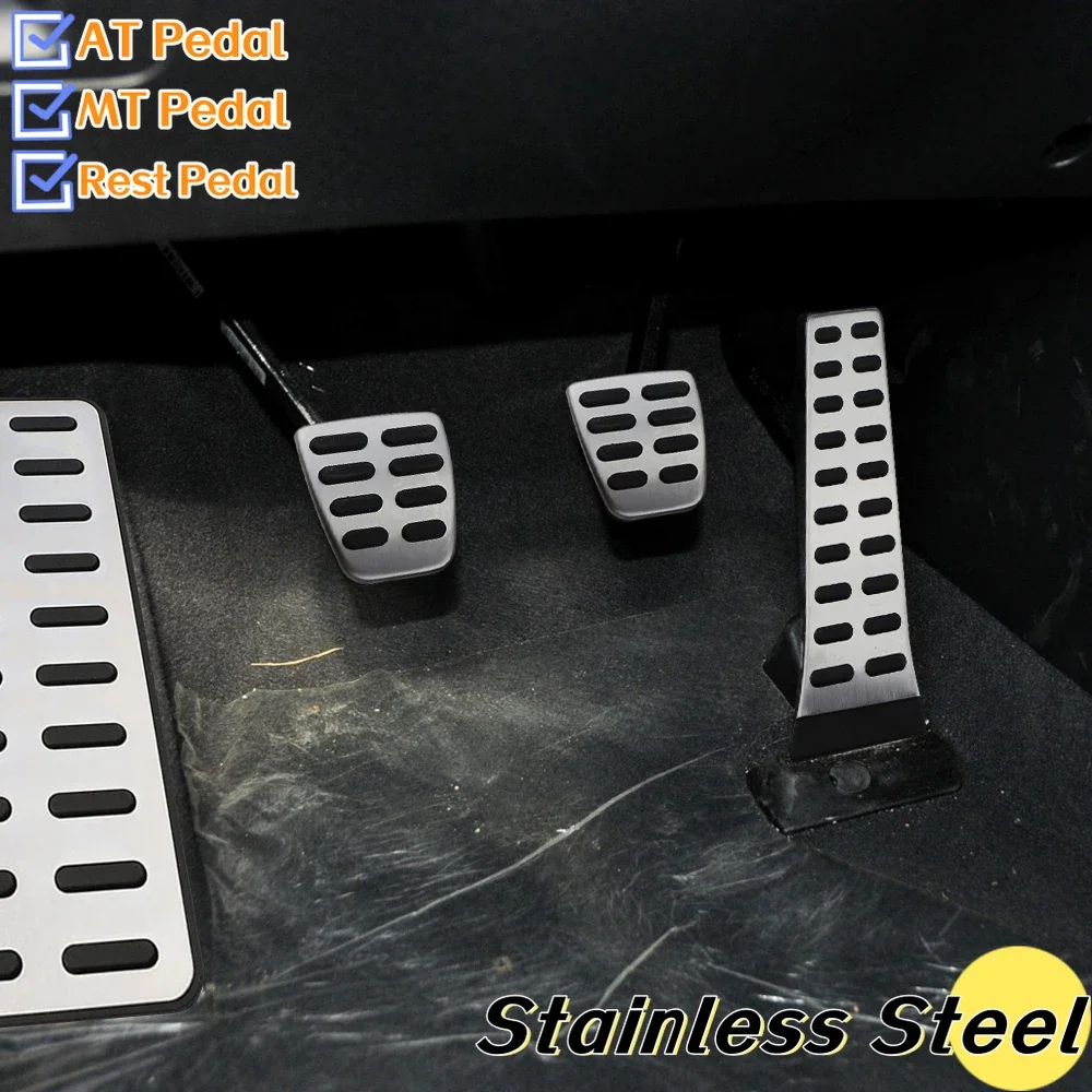 AT MT For Hyundai Sonata Santa Fe Tucson IX35 I40 Elantra for Kia Sorento Sportage Optima K3 K5 2010-2015 Steel Car Pedal Cover pedal cover