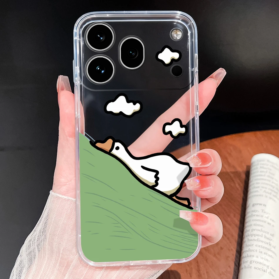 Clear Cool Stars Vibe Shockproof Silicone Phone Case