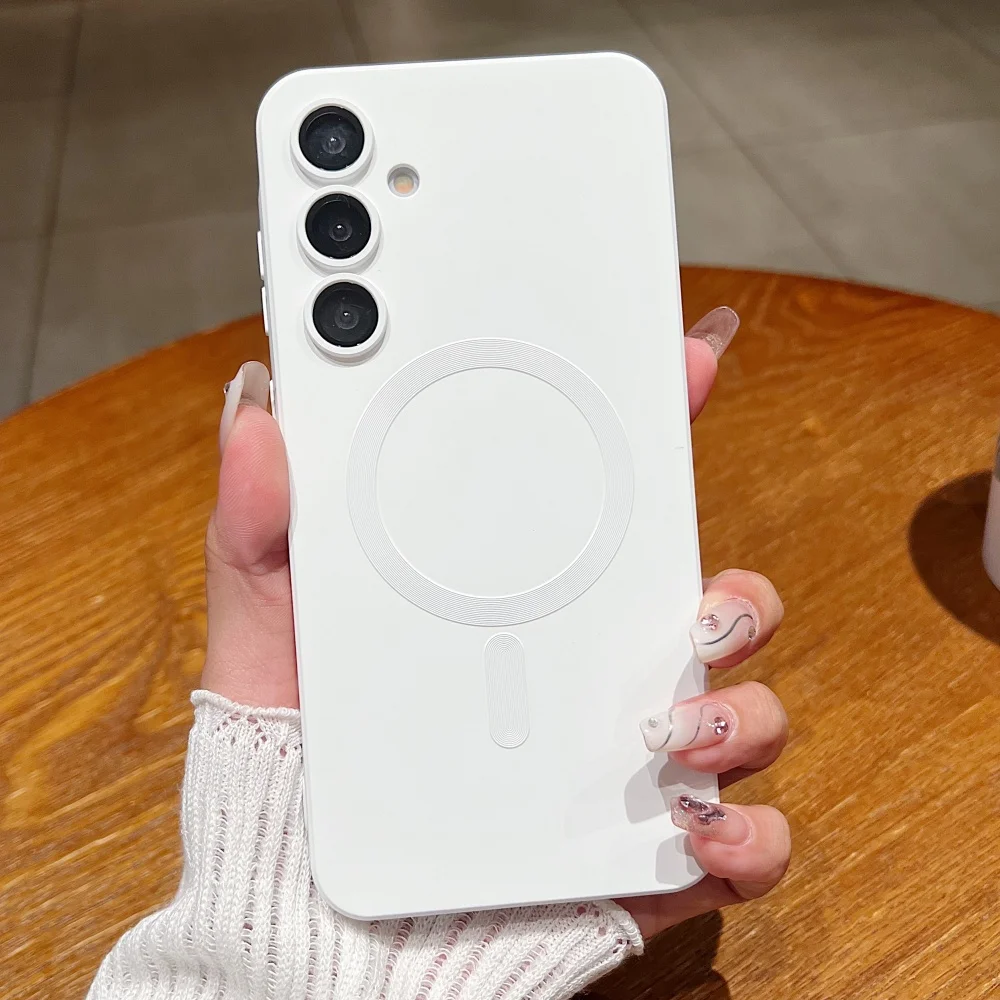 Luxury Matte Magnetic Phone Case - Soft Protective Cover