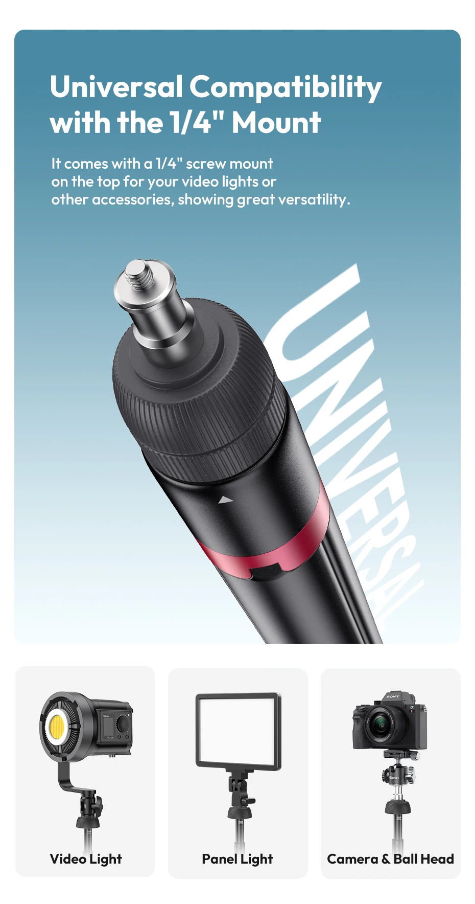 Ulanzi AT-05 šviesos stovo vaizdas 9