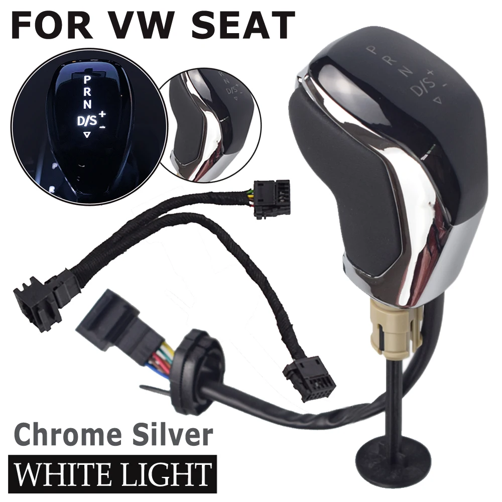Dsg At Synchronize Electronic Display Gear Shift Knob White Light For