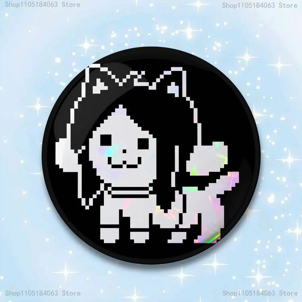 D-DeltaruneS Abzeichen 25 32 44 58 75 mm runde Cosplay Pin Bag Decor Fans sammeln Freunde Geschenke Brosche Souvenir – Detail 11