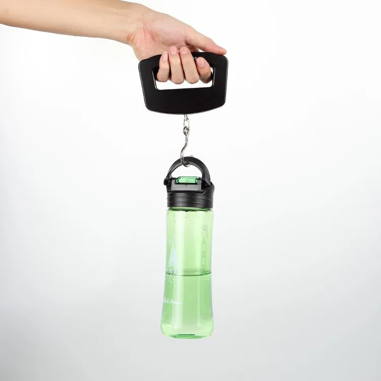 Mini portable scale Luggage scale Electronic weighing 2-50kg Household convenient hook scale Brac