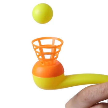 어린이 야외 장난감 행잉 블로우파이프, 게임 감각 밸런스 훈련, 플로팅 블로우볼 매직, 부모-자녀 게임 선물, 10 개