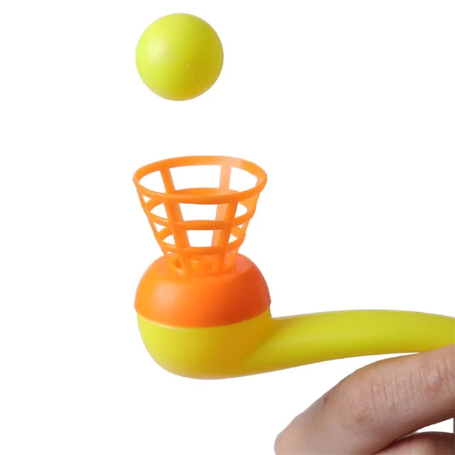 10PCS Children's Outdoor Toy Hanging Blowpipe Blowing Game Sense Balance Training Floating Blowball Magic Parent-child Game Gift 6