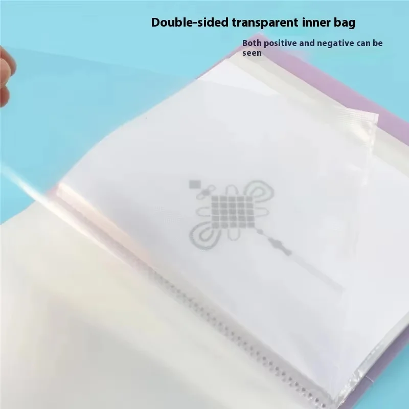 File Folder A5 Multilayer Insert Data Book 40-100 Pages Transparent Loose-leaf Office Supply