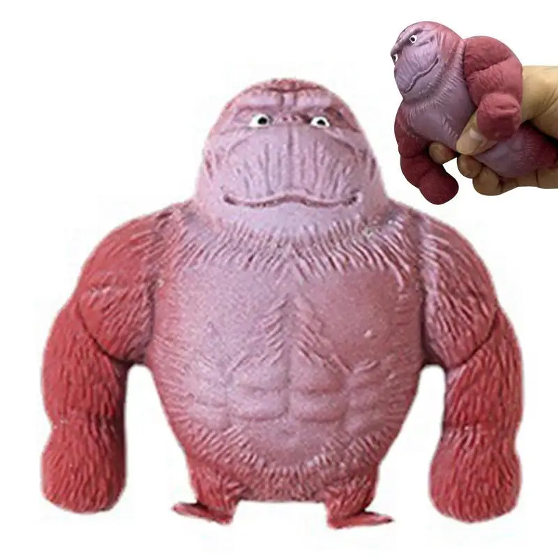 Gorilla Sand Shaped Toys Cartoon Venting Soft Rubber Toy Lalale Slow Rebound Doll Stress Relief Toys rebound ball slow rising squeeze toy slow rising cartoon stress relief toy fruit anti stress slow rebound toy children toys